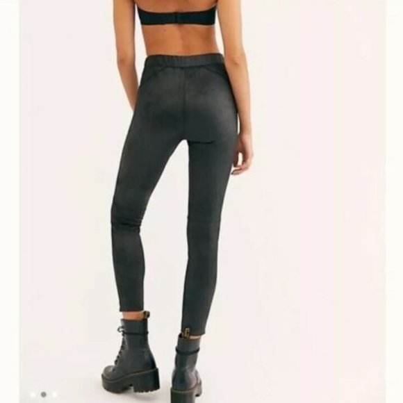 Free People Midnight Vegan Suede Skinny Pants - Picture 7 of 11